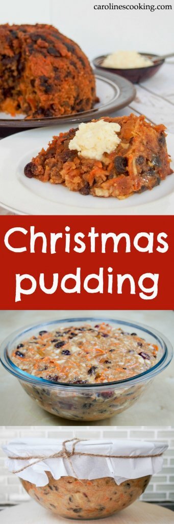 It wouldn't be a Christmas meal without Christmas pudding in the UK. This version of the traditional dessert is lighter than many, but packed with delicious flavors, lots of fruit & a touch of spice. Perfect for die-hard fans and skeptics alike.
