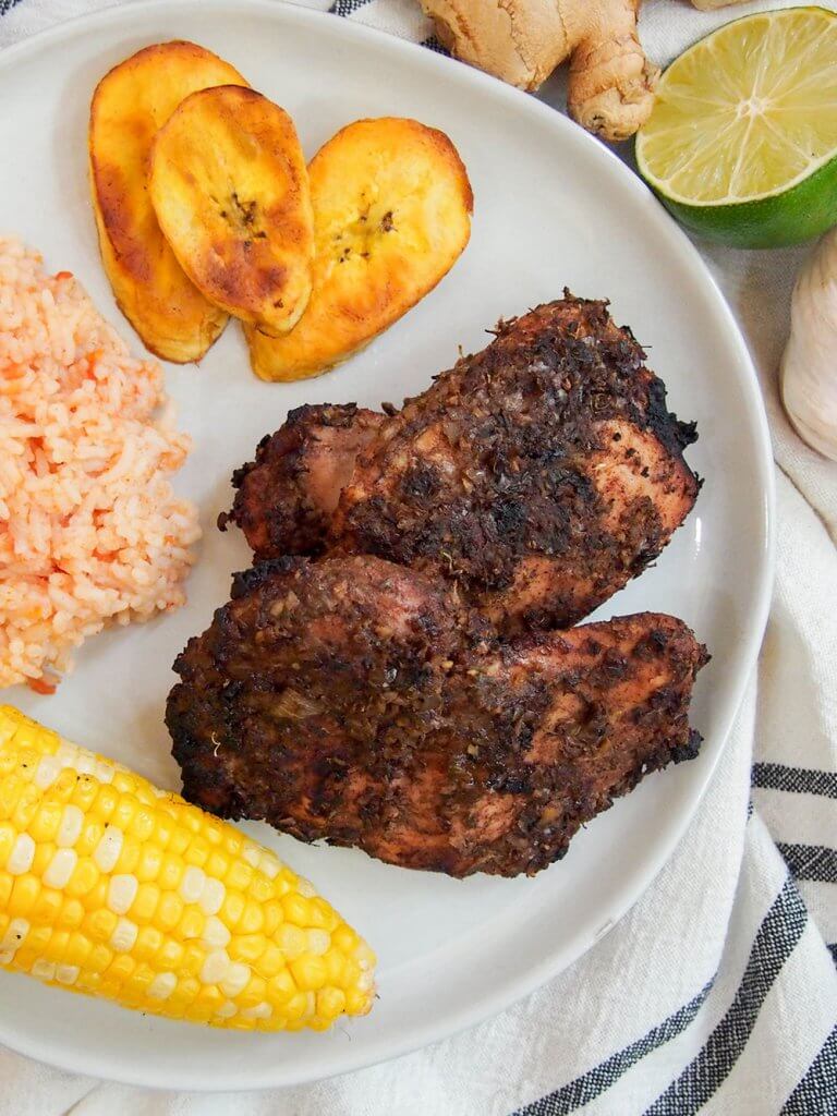 Jamaican jerk chicken Caroline's Cooking