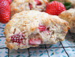 strawberry scones with mascarpone