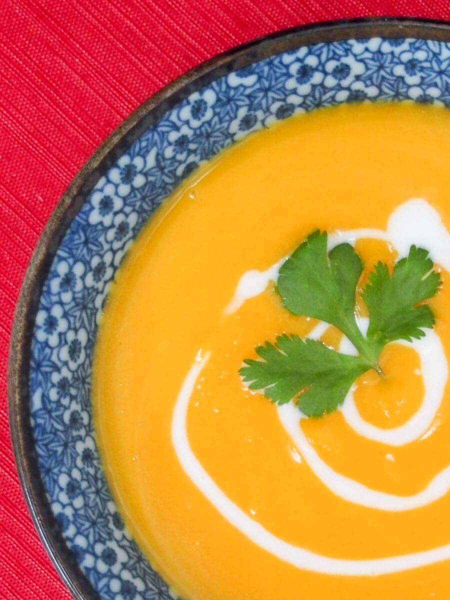 The easiest lemongrass and squash soup