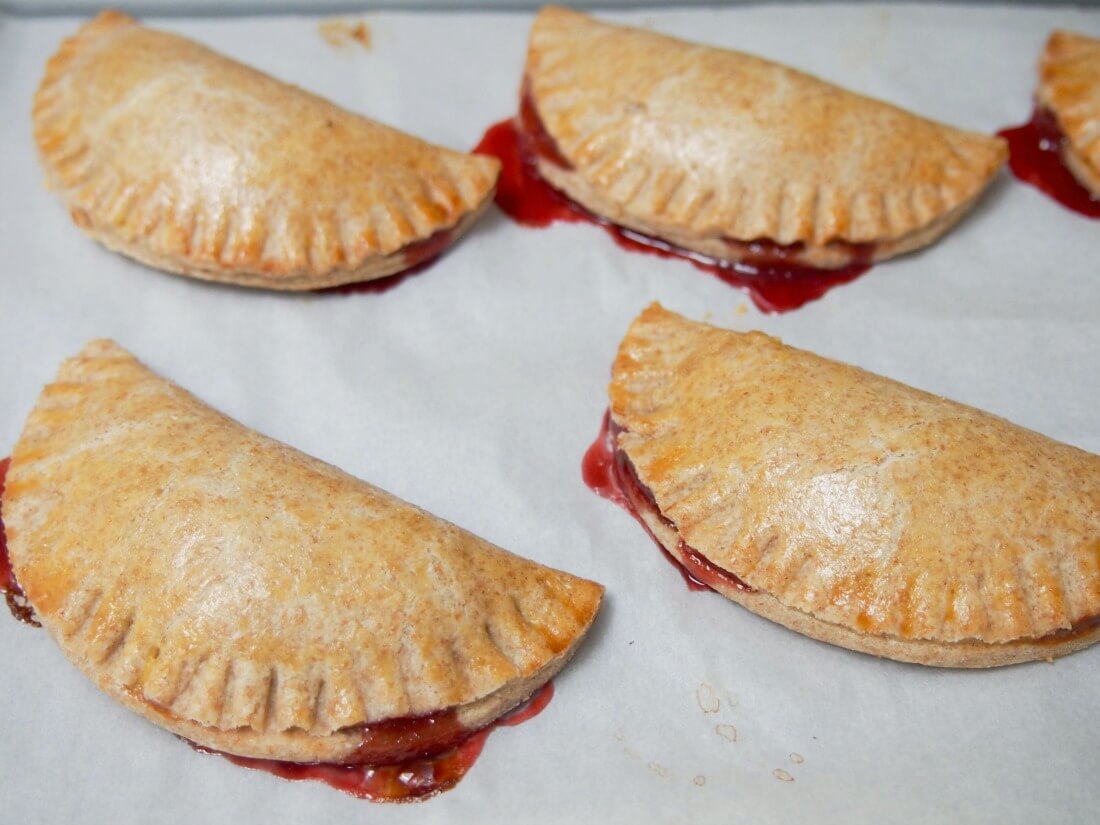 rosemary infused strawberry empanadas