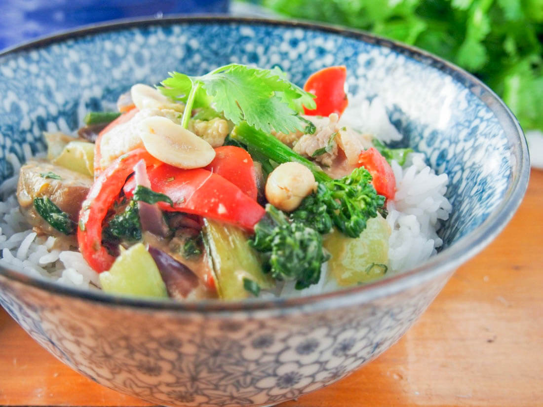 Lime peanut sauce stir fry - Caroline's Cooking