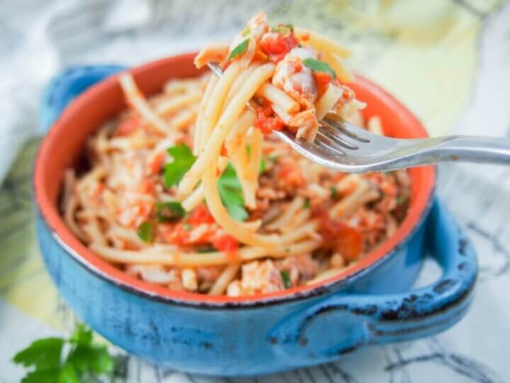 Cuttlefish Ragu Fish ragu pasta - Caroline's Cooking