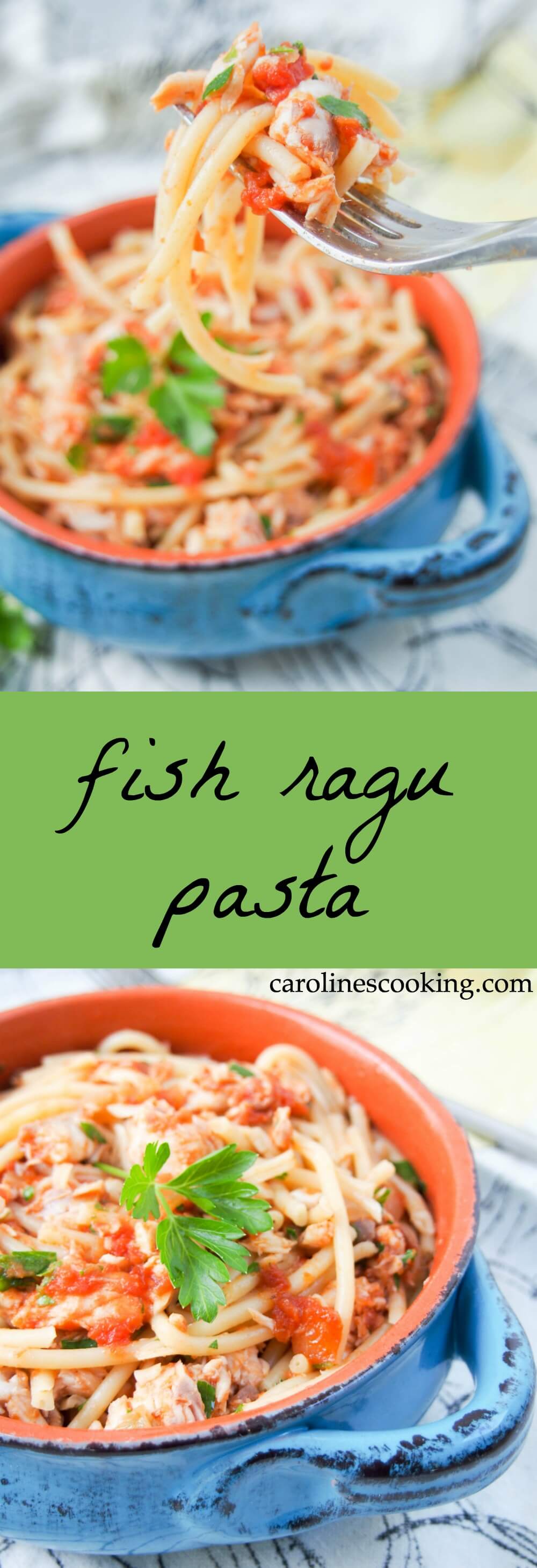 Fish Ragu With Rice Fish ragu pasta - Caroline's Cooking