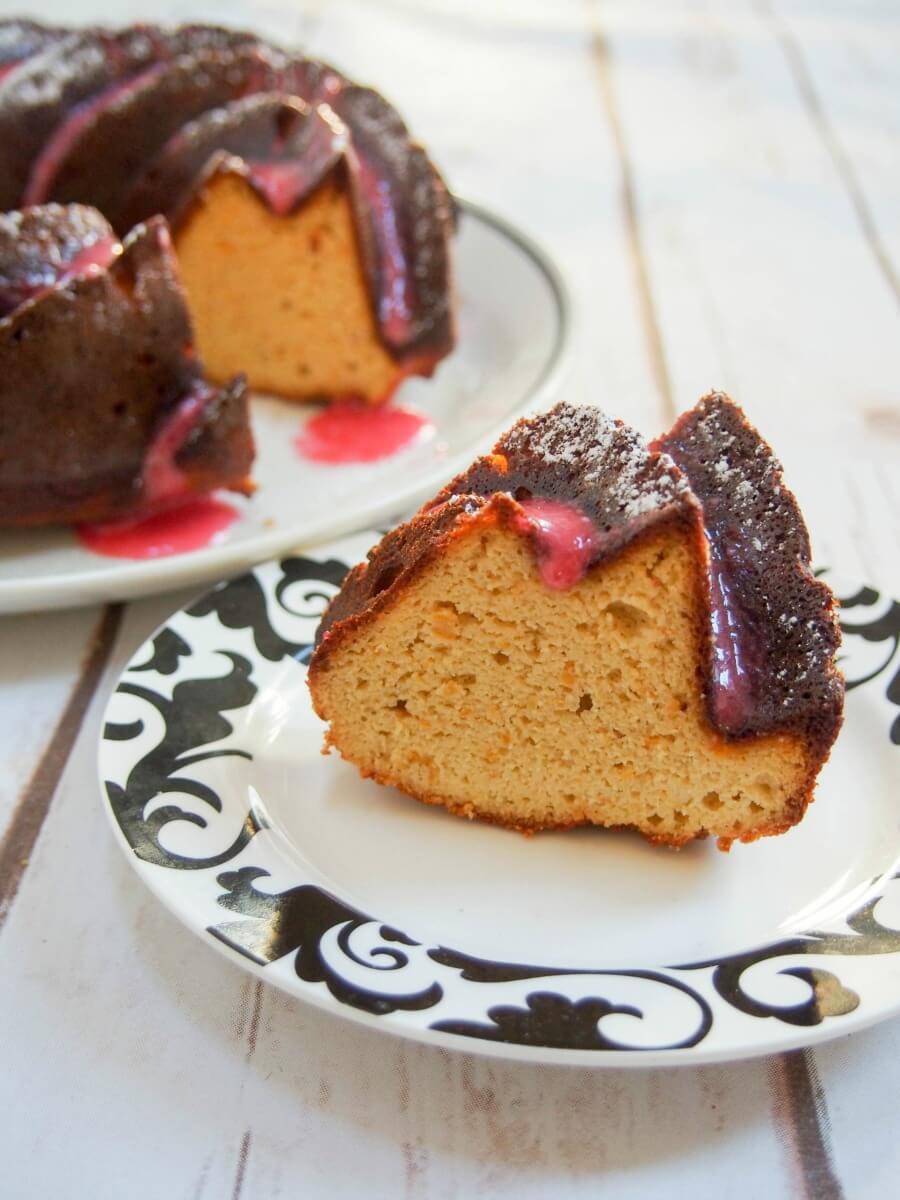 Clementine cake with cranberry glaze (GF) Caroline's Cooking