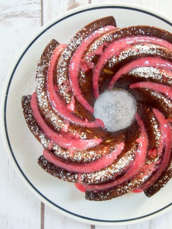 Clementine cake with cranberry glaze (GF) Caroline's Cooking
