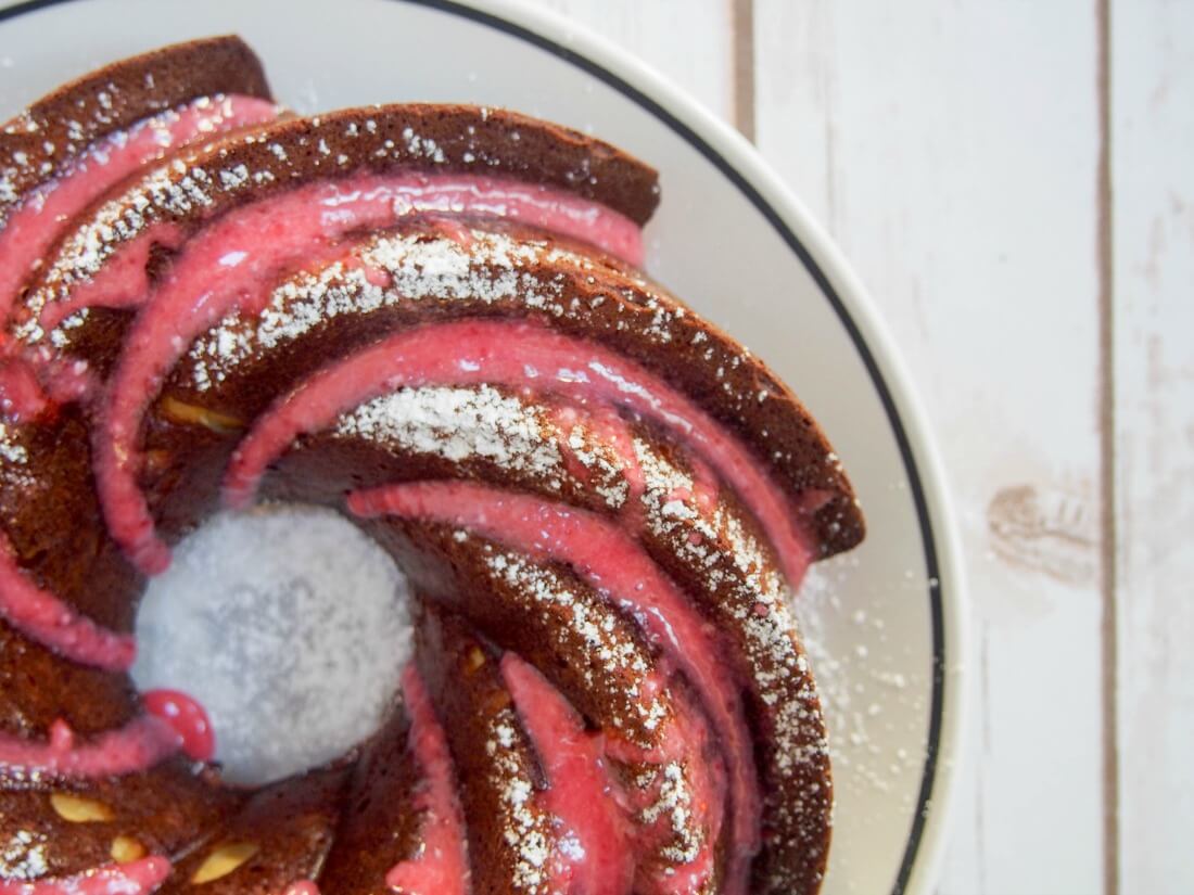 Clementine cake with cranberry glaze (GF) Caroline's Cooking