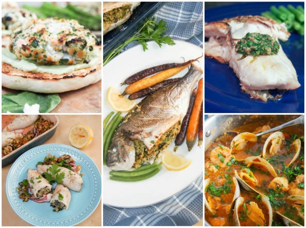 seafood main dishes - feast of the seven fishes