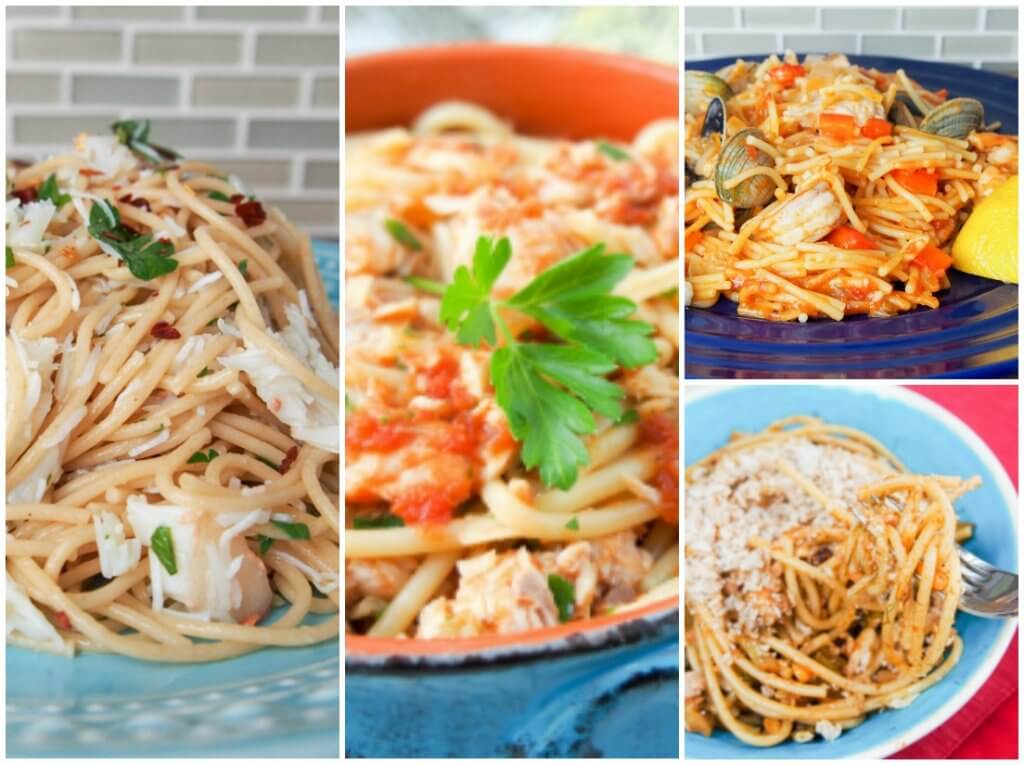 seafood pasta - feast of the seven fishes