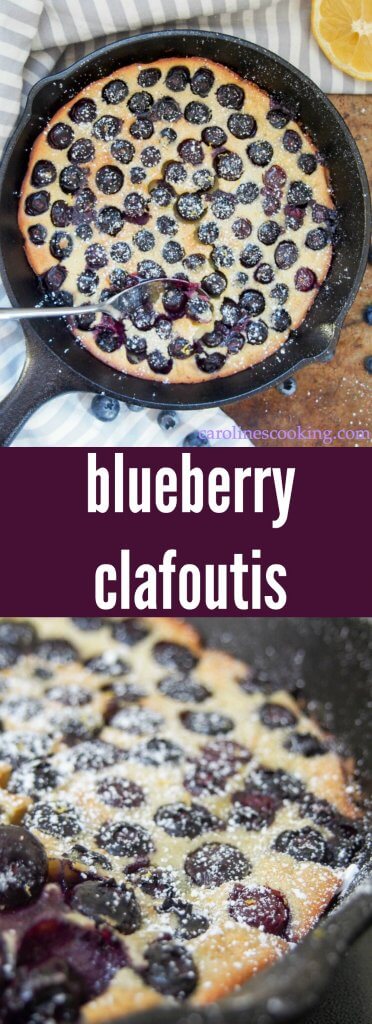 blueberry clafoutis