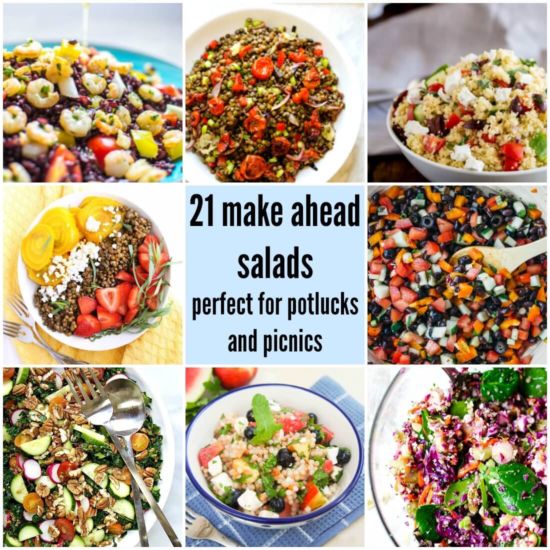 21 Make-Ahead-Salate, perfekt für Potlucks und Picknicks