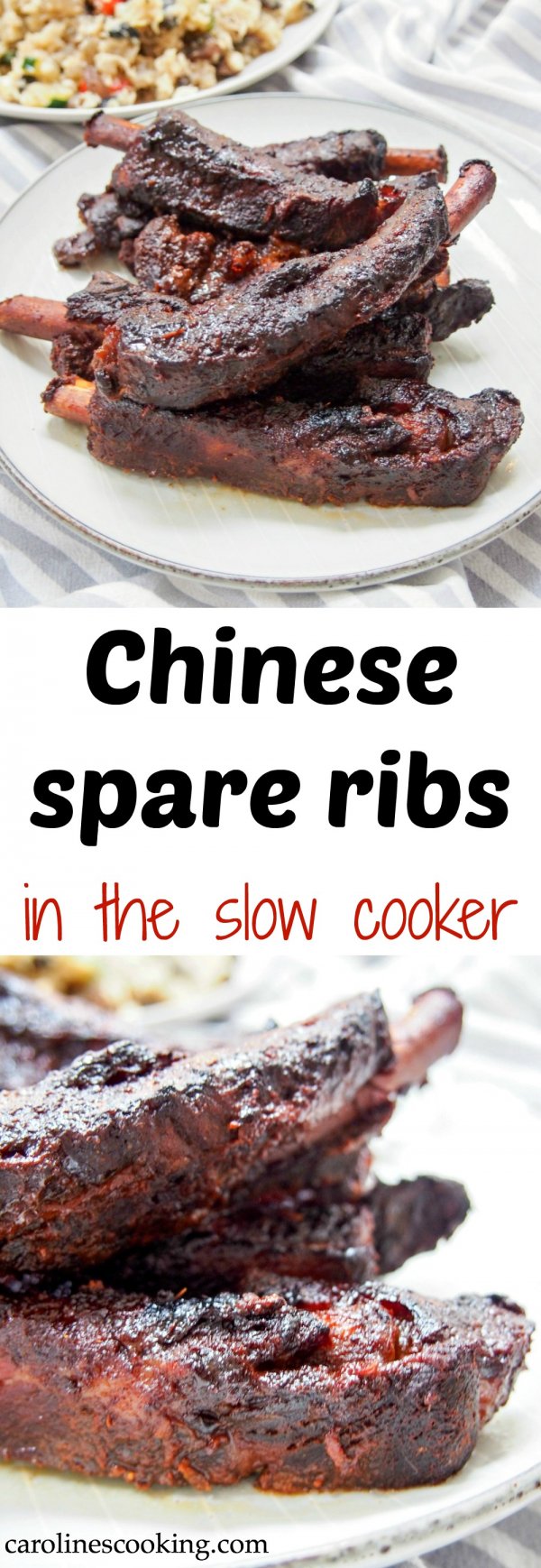 Chinese spare ribs (slow cooker) Caroline's Cooking