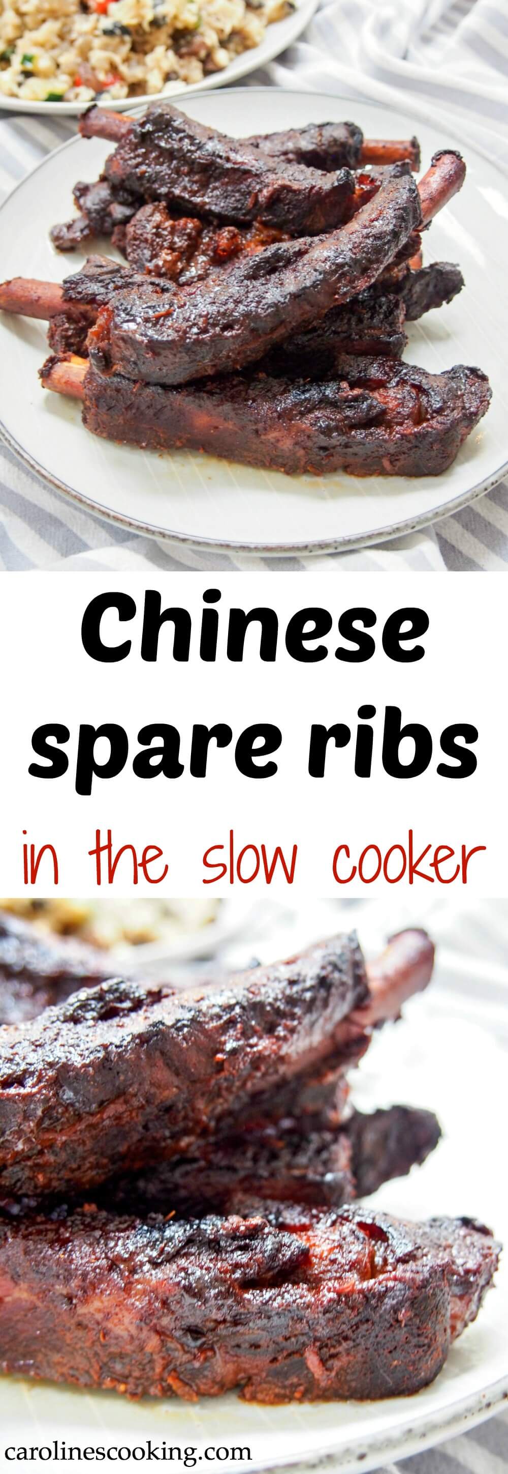 Chinese spare ribs (slow cooker) Caroline's Cooking