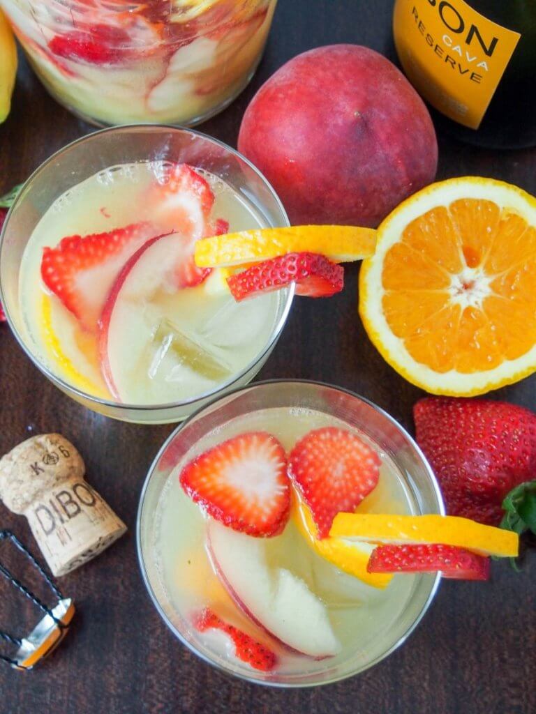 Cava sangria - Caroline's Cooking