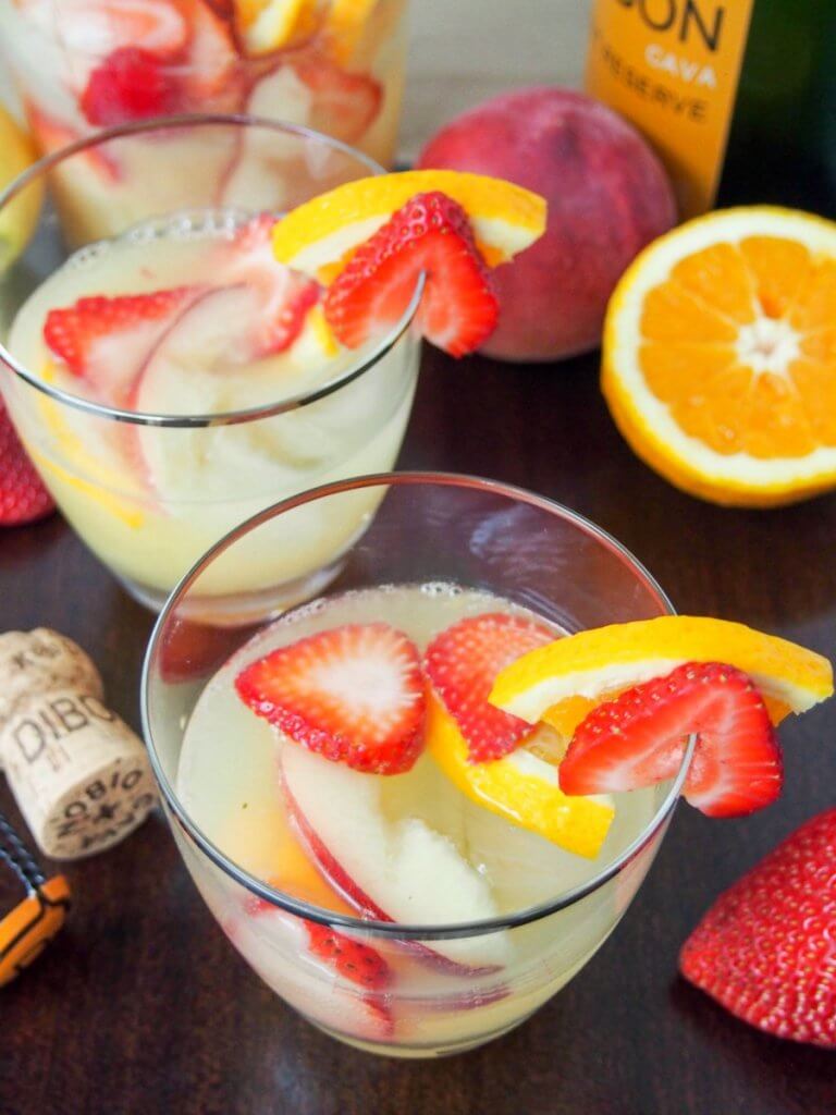 Cava sangria - Caroline's Cooking
