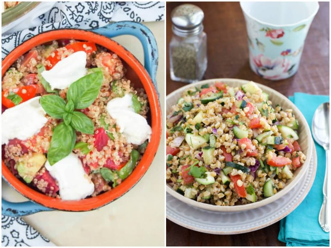 grain salads - make ahead salads