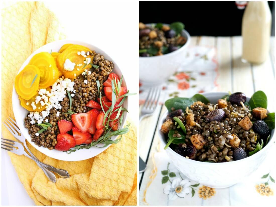 lentil salads - make ahead salads