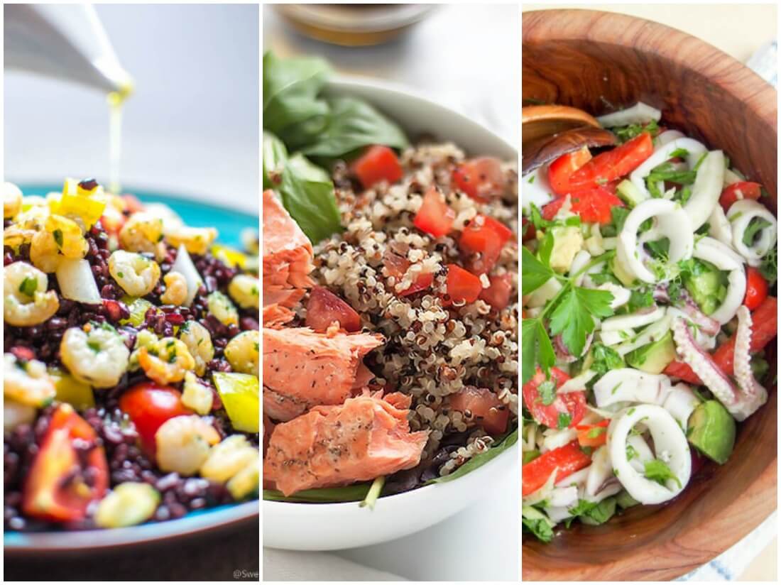 seafood salads - make ahead salads