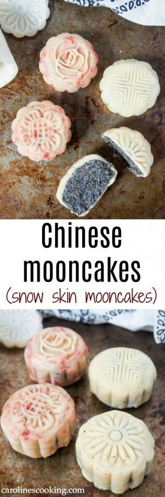 Chinese mooncakes snow skin mooncakes