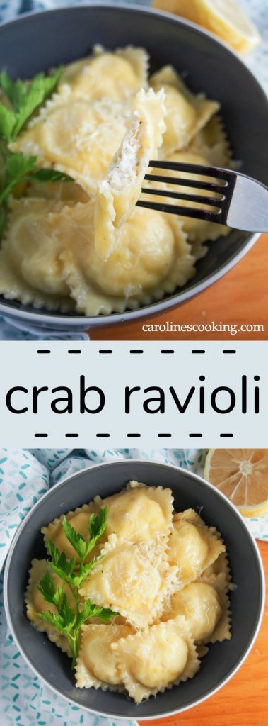 crab ravioli