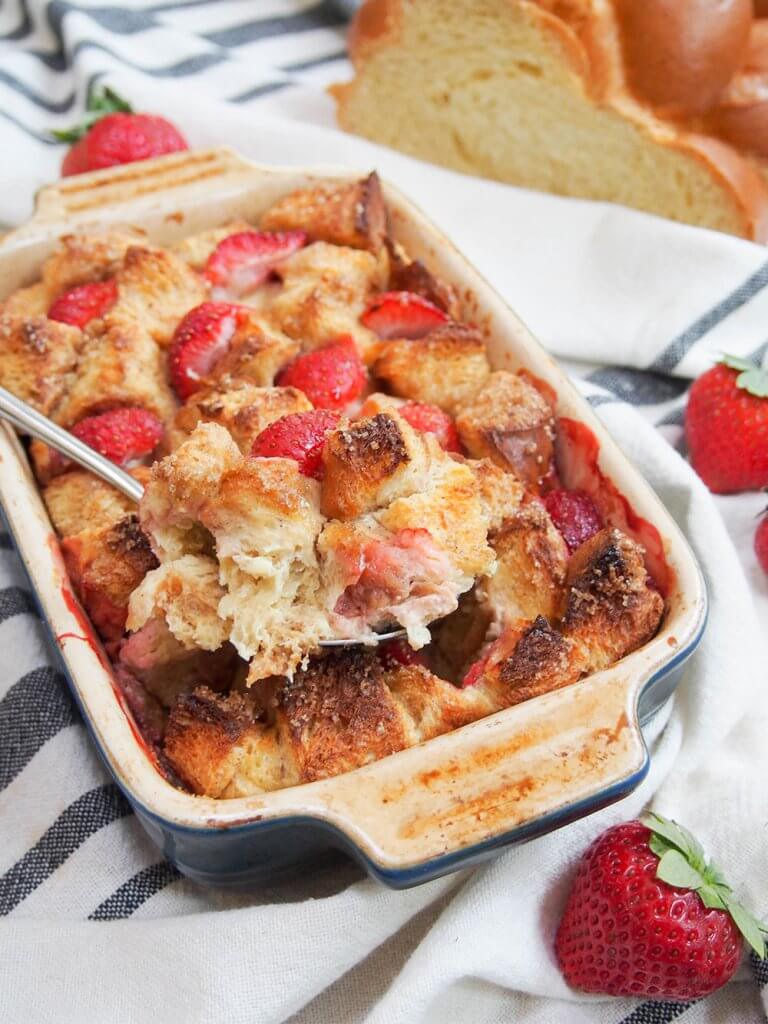 Strawberry French toast bake Caroline's Cooking