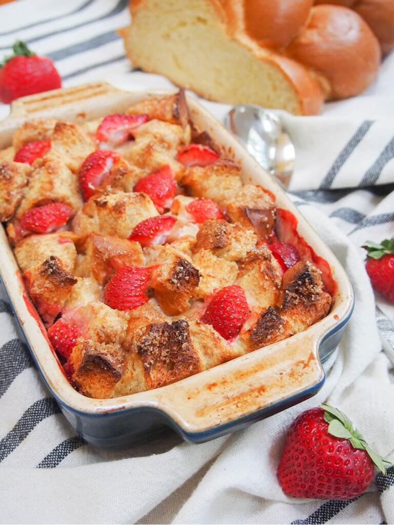 Strawberry French toast bake Caroline's Cooking