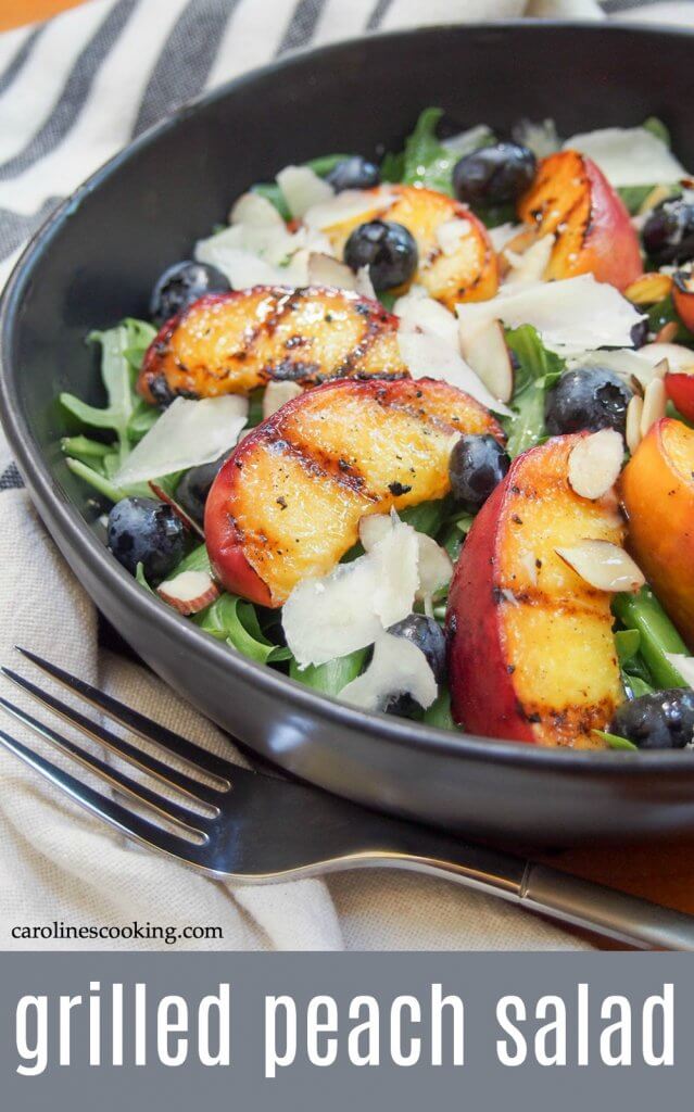 grilled peach salad