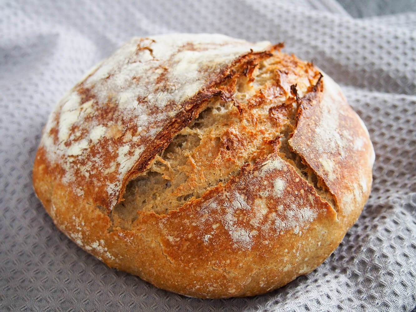 Pain de campagne - French country bread - Caroline&amp;#39;s Cooking