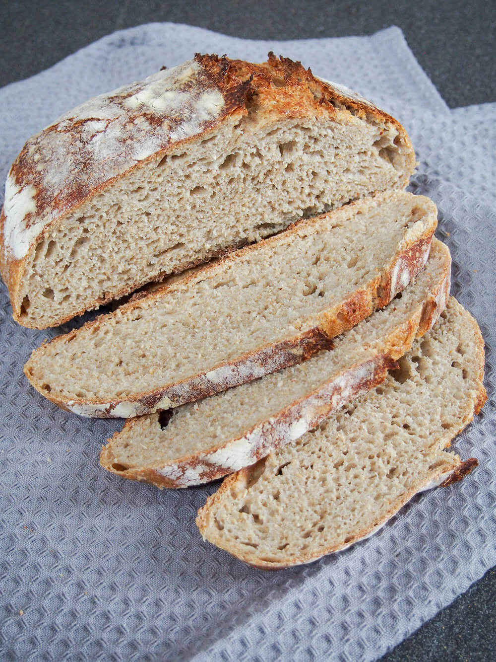 Pain de campagne - French country bread - Caroline&amp;#39;s Cooking