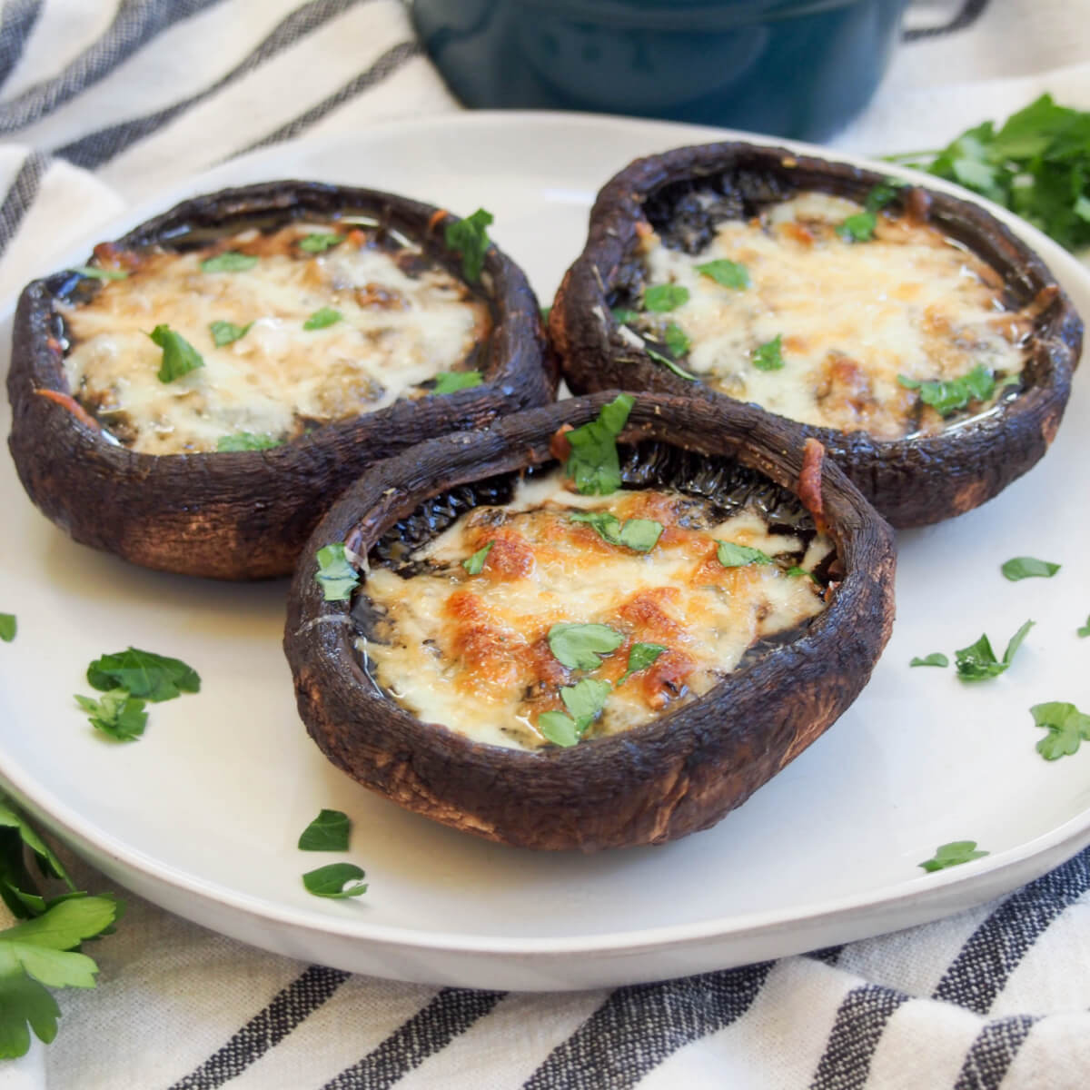 transferir Deducir Sumamente elegante Baked portobello mushrooms - Caroline's Cooking