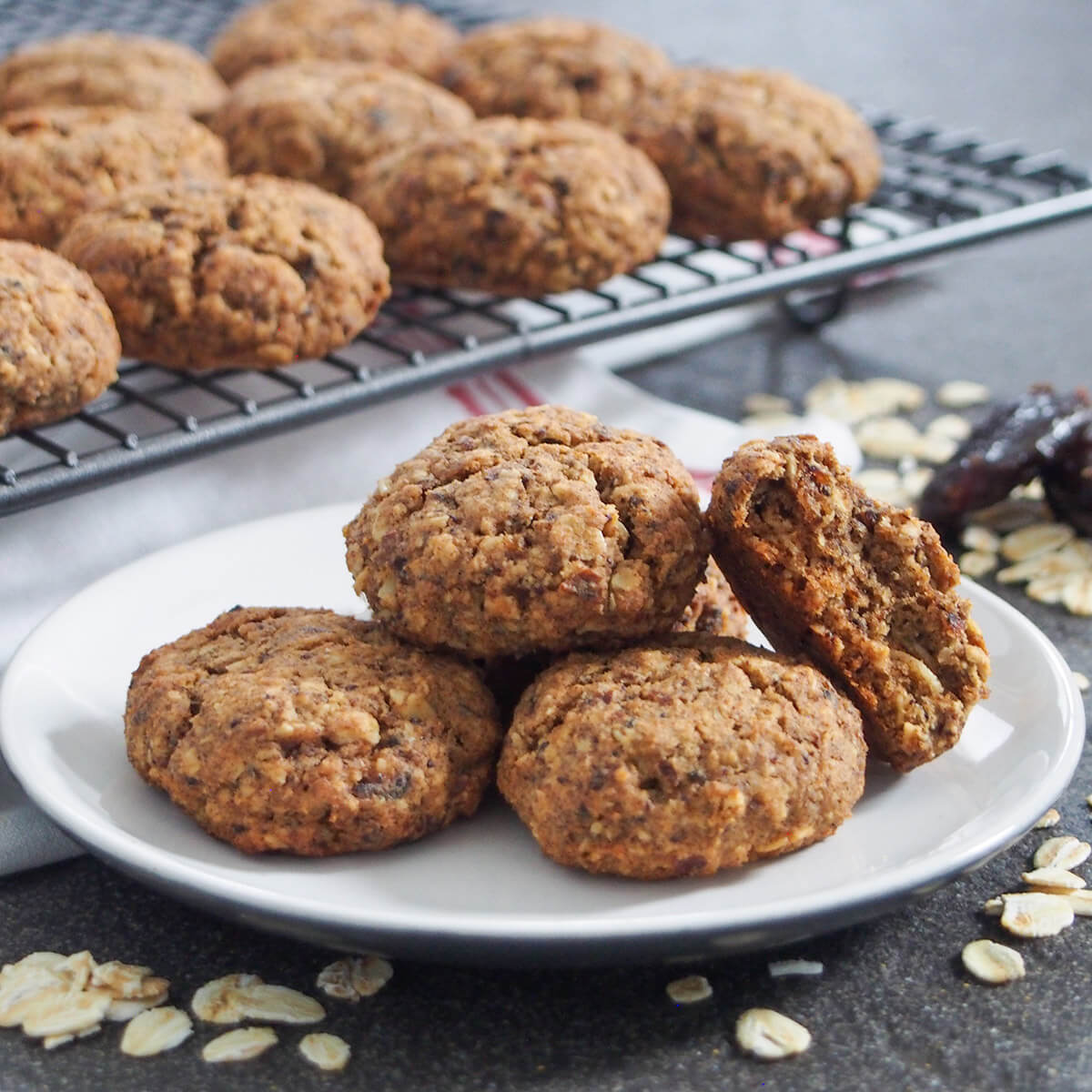 Sugarfree oatmeal date cookies Caroline's Cooking