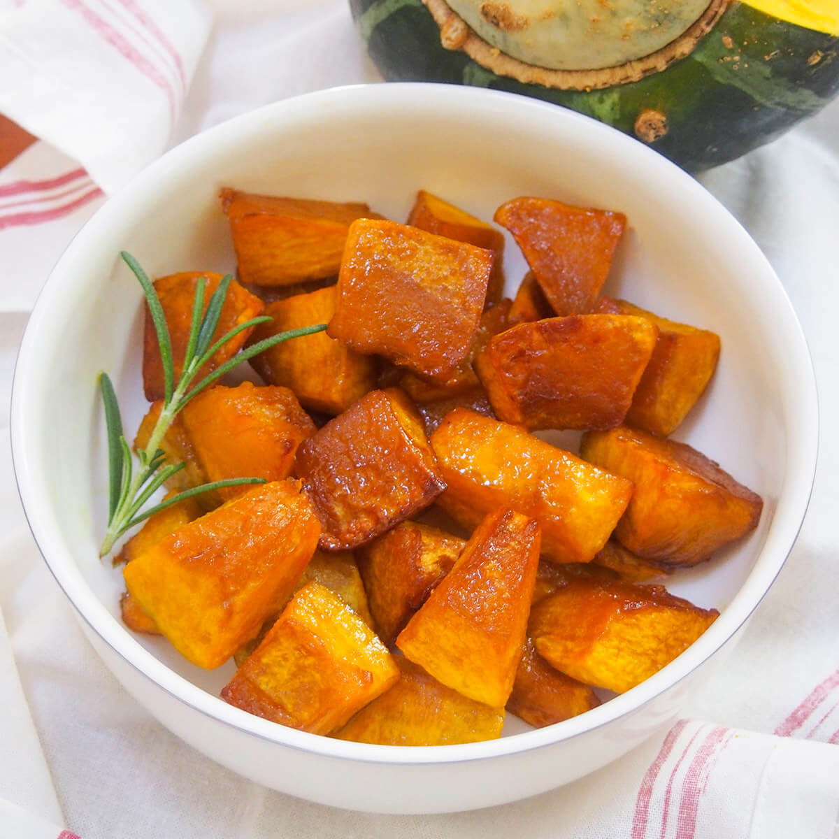 Maple-roasted buttercup squash - Caroline's Cooking