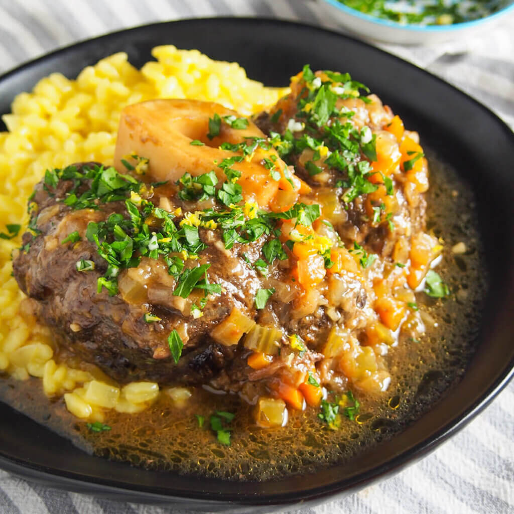 Beef osso buco Caroline