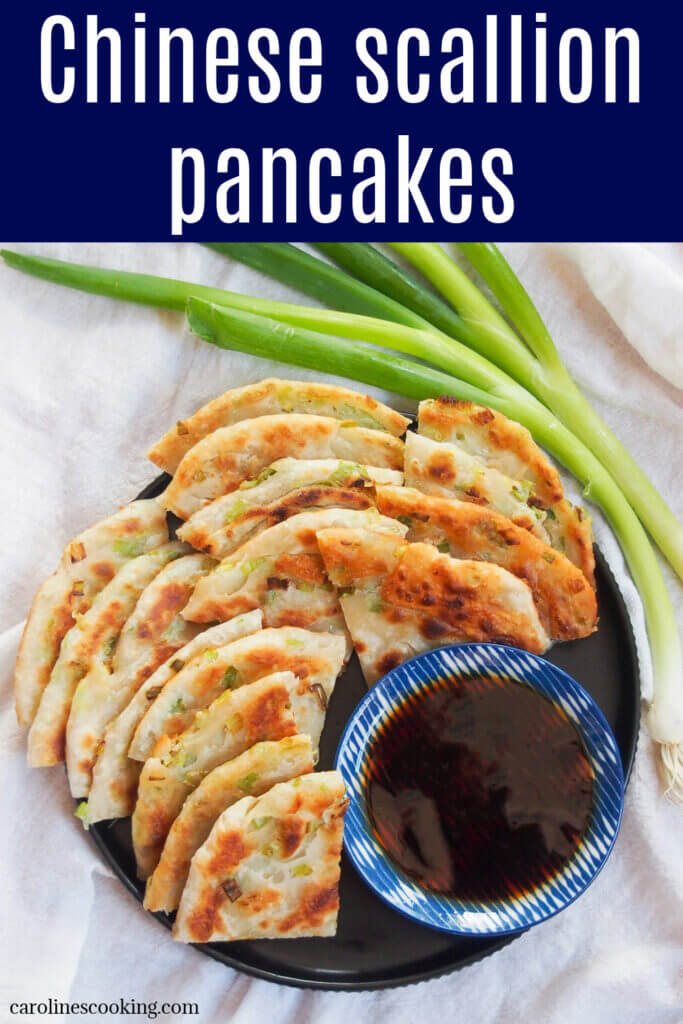 Chinese language scallion pancakes (cong you bing)