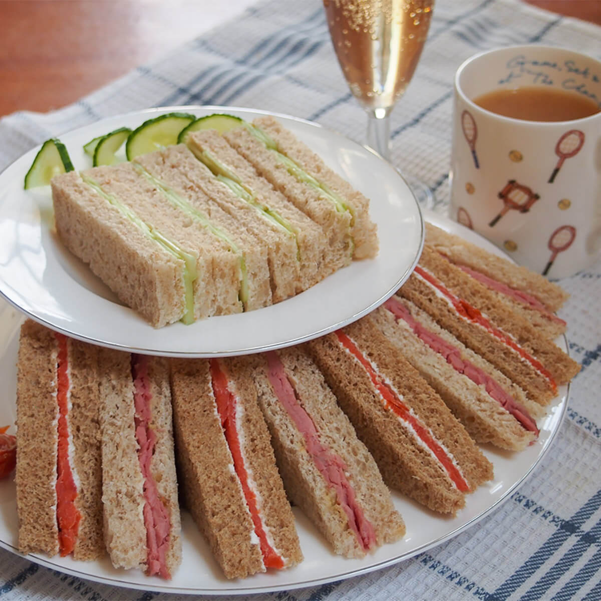 Traditional English tea sandwiches - Caroline's Cooking