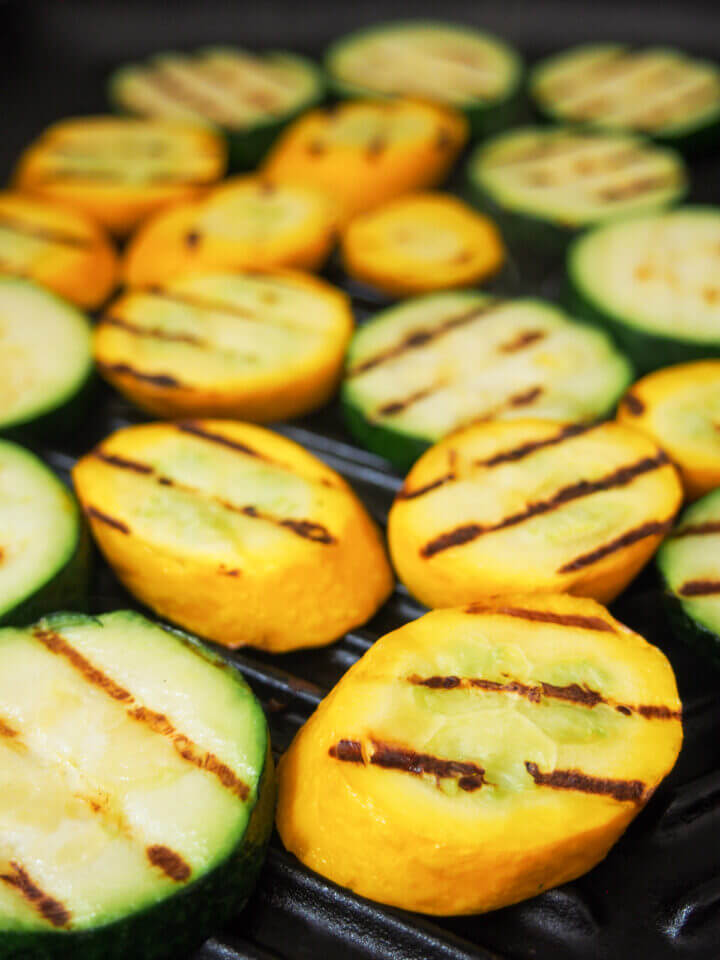 Marinated grilled zucchini Caroline's Cooking