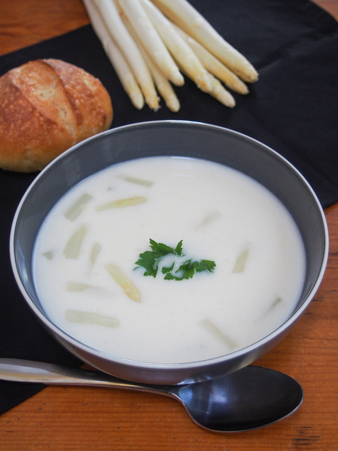 White asparagus soup Caroline's Cooking