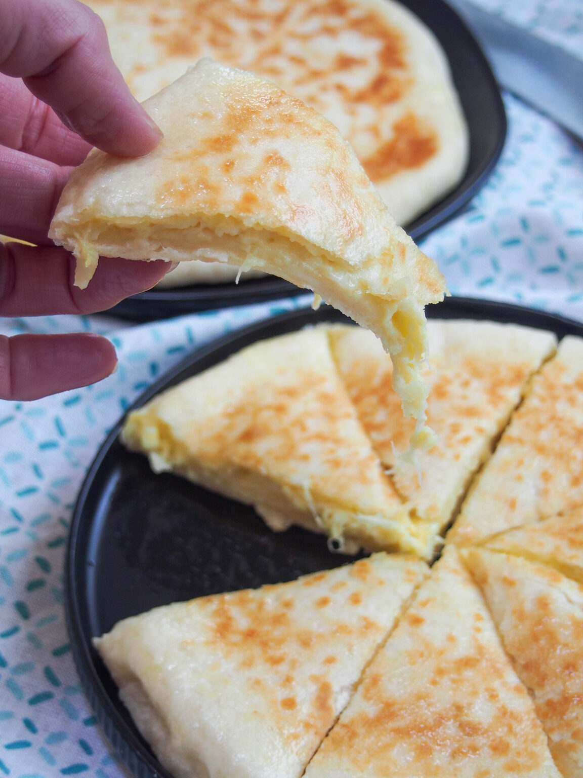 Imeruli Khachapuri Georgian Cheese Filled Bread Caroline s Cooking Imeruli Khachapuri Georgian Cheese Filled Bread Caroline s Cooking