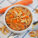 bowl of carrot cake oatmeal