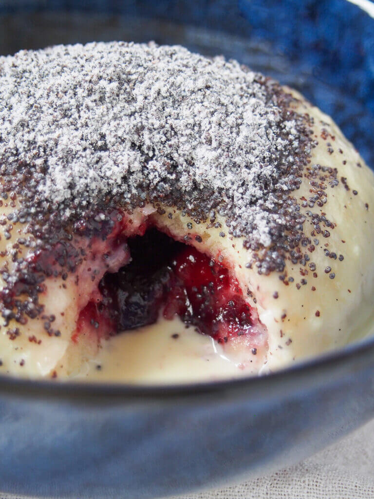 Germknödel (Austrian filled sweet dumplings) - Caroline&amp;#39;s Cooking