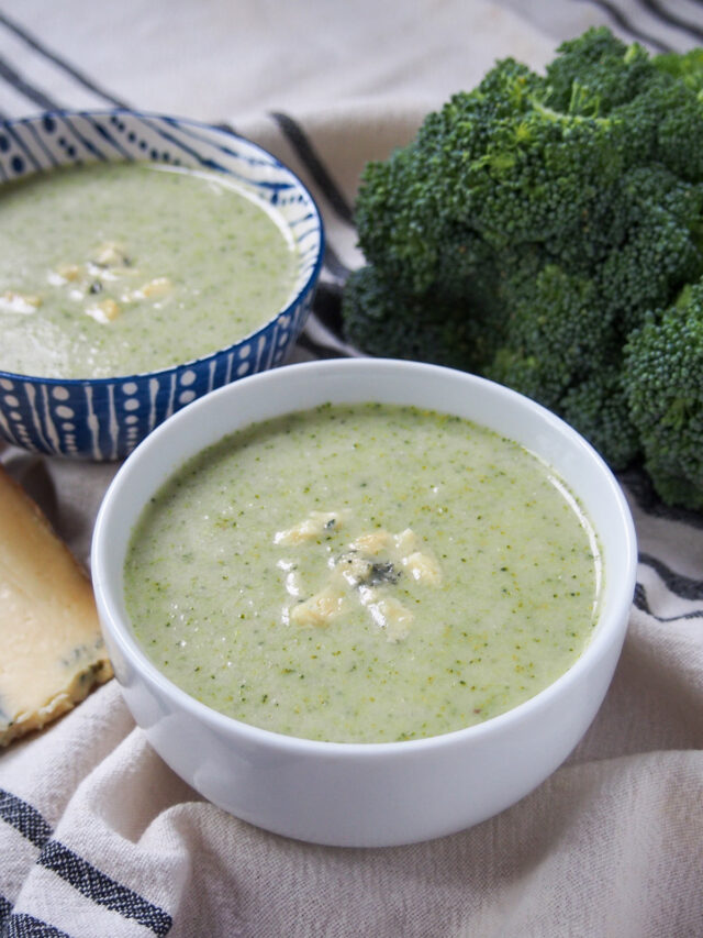 Broccoli and stilton soup Caroline's Cooking