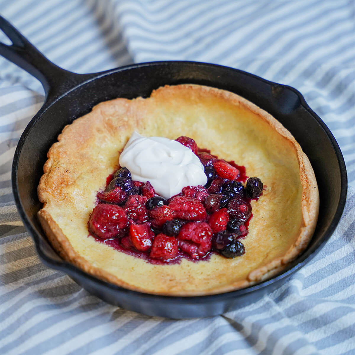 Vanilla Dutch Baby Pancake Recipe