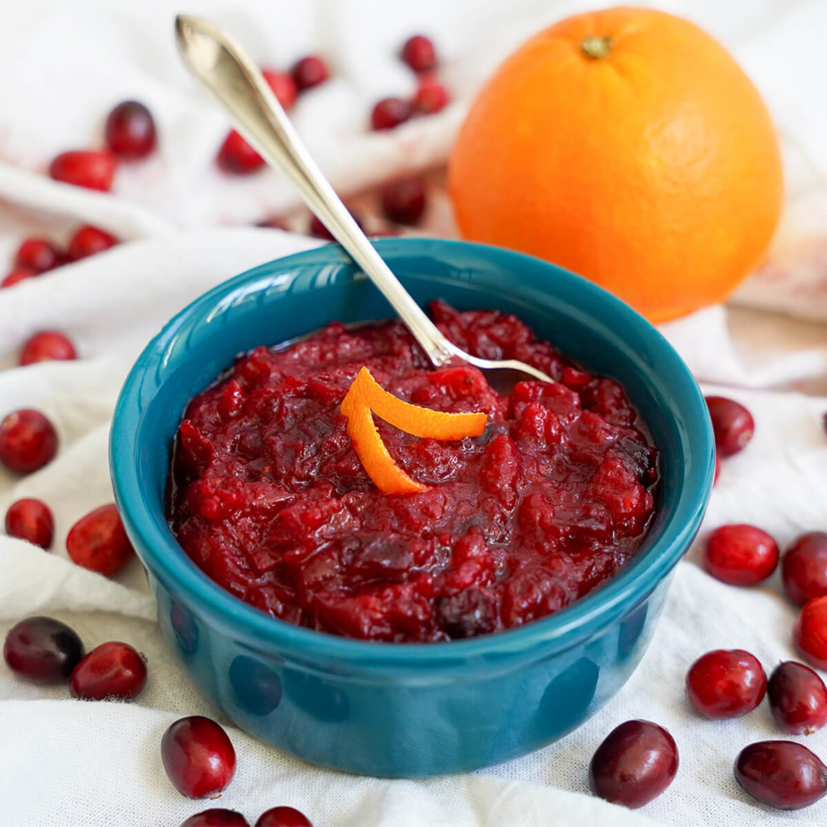 Cranberry sauce with orange - Caroline's Cooking
