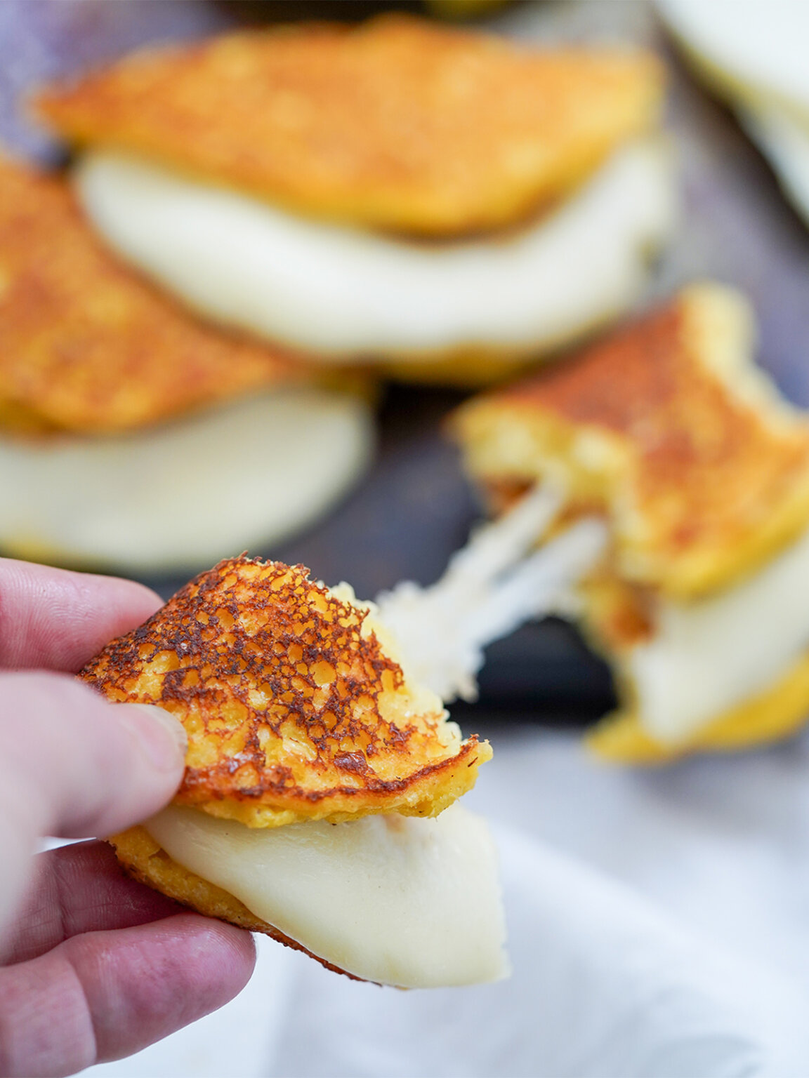 Cachapas (Venezuelan corn pancakes) - Caroline's Cooking