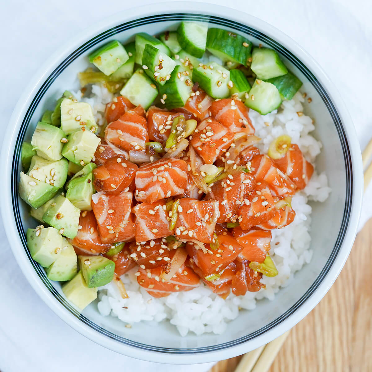 Salmon poke bowl - Caroline