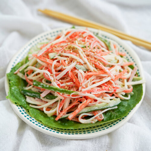 Kani salad - Caroline's Cooking