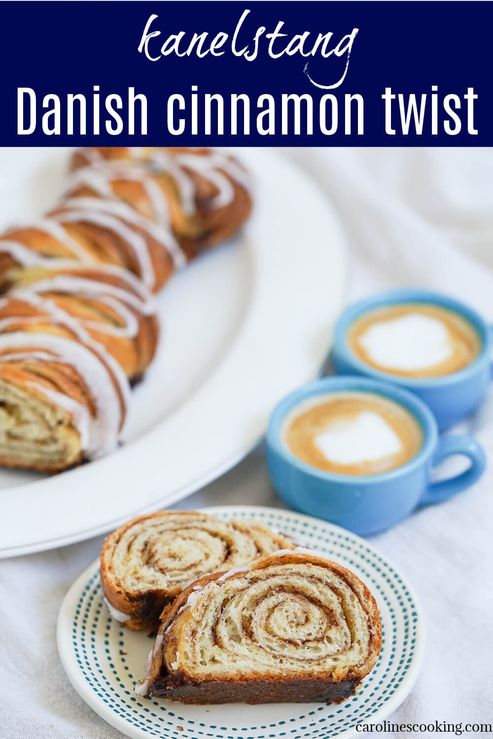 This kanelstang, Danish cinnamon twist, is a bit like a cinnamon roll loaf, a delicious mix of buttery, soft, cinnamon-filled and gently crisp on the outside. A perfect coffee time treat. This kanelstang, Danish cinnamon twist, is a bit like a cinnamon roll loaf, a delicious mix of buttery, soft, cinnamon-filled and gently crisp on the outside. A perfect coffee time treat.